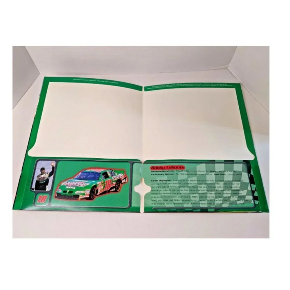 2002 (Lot 3) NASCAR School/Work Pocket Folders Dale Jr., Harvick, B. Labonte VTG